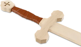 Templer-Schwert, Birke, m. Wickelung., 63cm (2023 Design) - Bild 2