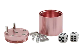 SUPER SIX "Travel" Alu, Roségold Premium, 5+Ø5cm, Reisespiel - Bild 7