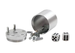 SUPER SIX "Travel" Alu, Silber, Premium, 5+Ø5cm, Reisespiel - Bild 2