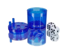 SUPER SIX "Travel" aus ABS - Blau, 5cm + Ø 5cm, Reisespiel - Bild 6