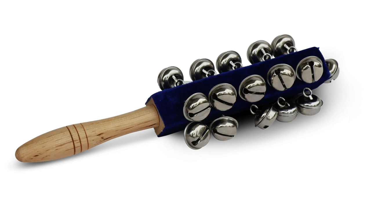 Schellenbaum mit 21 Glocken, blau 25 cm - Bild 1