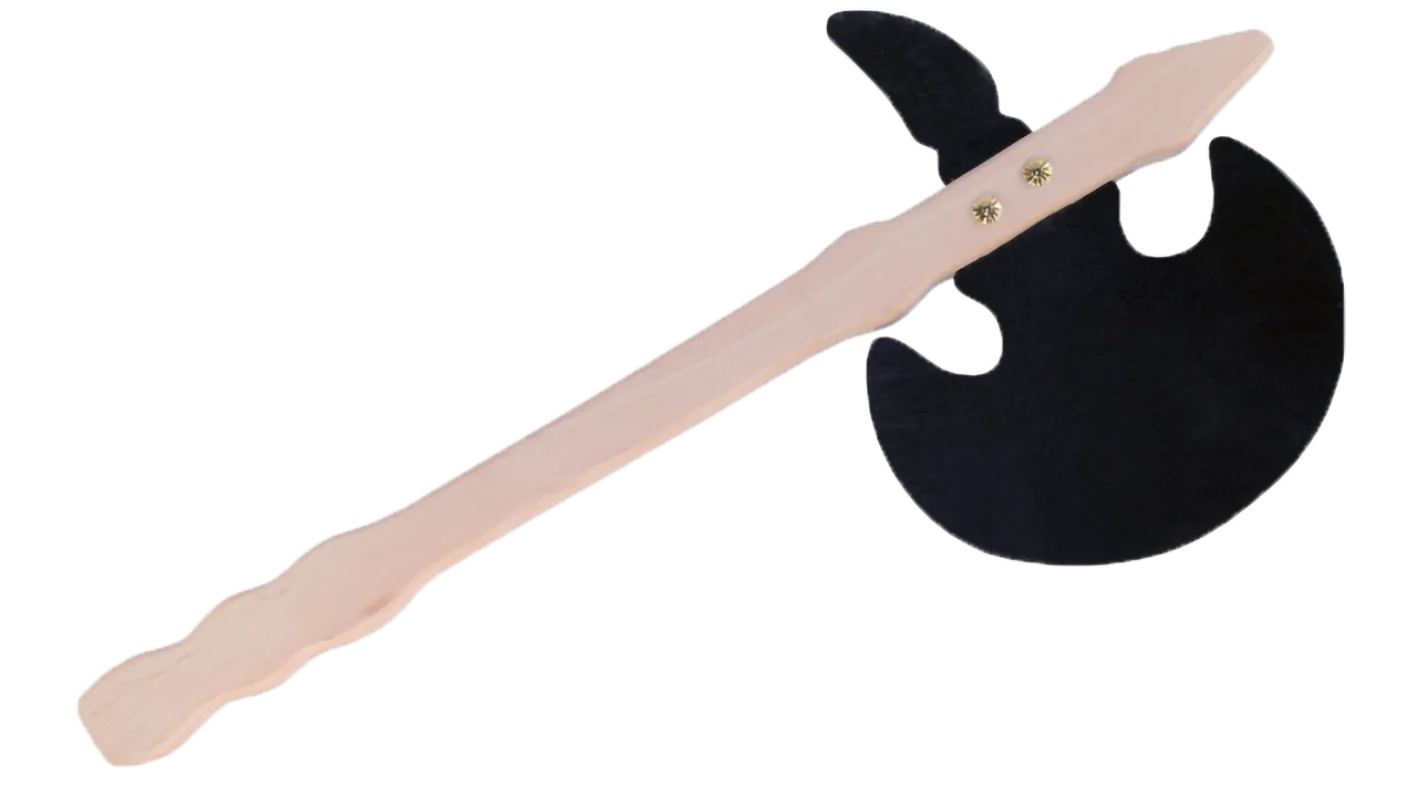 Streitaxt Birke natur, schwarz, 45cm - Bild 1