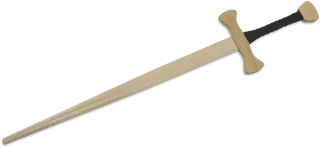 Zweihand-Schwert 'Bärenschlag' 107cm, Griff grün umwickelt - Bild 5