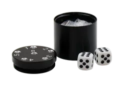 SUPER SIX "Travel" Alu, Schwarz Premium, 5+Ø5cm, Reisespiel - Bild 5