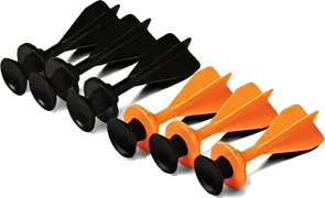 Darts-Pack= 6 Darts-Pfeile sz/oe f. SPORT-Armbrüste STEALTH - Bild 2