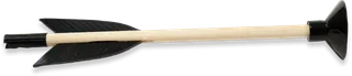 Pfeil m. Saugnapf, ca.18cm, für Armbrust klein 1211 + 12129 - Bild 3