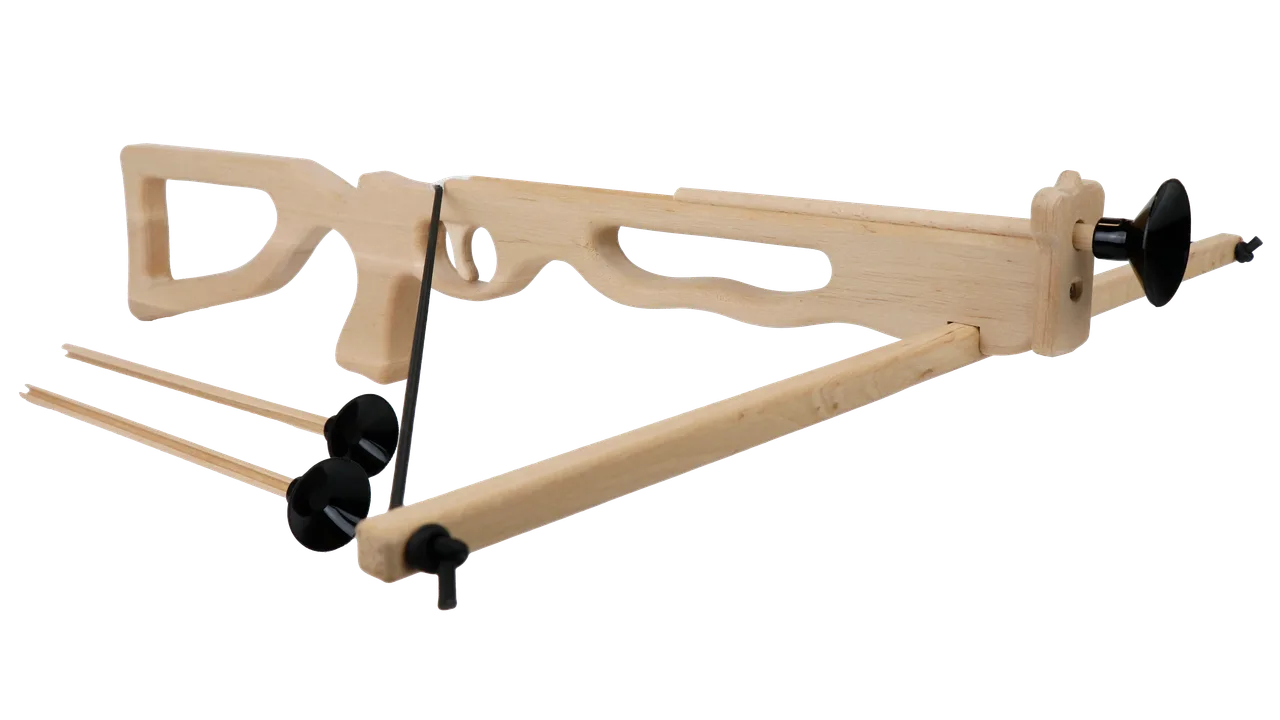 Kinder-Armbrust 'Wettkampf', Erlenholz, +3x Pfeile 1215 - Bild 1