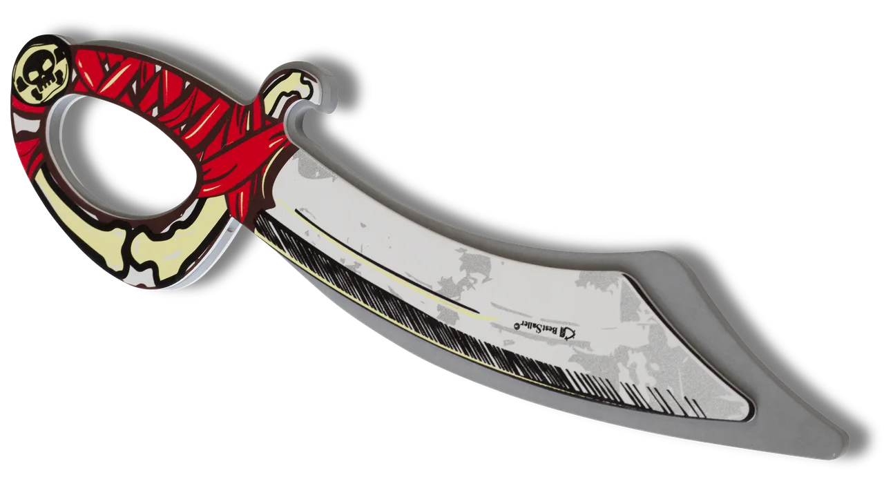 Piratensäbel "Bones", mit Totenkopf, BestSaller EVA Premium - Bild 1