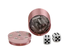 SUPER SIX "Travel" Alu, Roségold Premium, 5+Ø5cm, Reisespiel - Bild 4