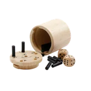 SUPER SIX "Travel" aus HOLZ, 5cm+ Ø 5cm, Premium, Reisespiel - Bild 5