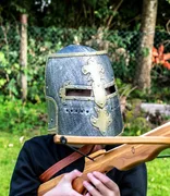 Kinder-Armbrust Erlenholz geölt +3x Armbrustbolzen mit Saugnapf 1246 - Bild 10