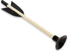 Bolzen m. Saugnapf, 25cm, für Armbrust gr. 1208+1214+1216 - Bild 1