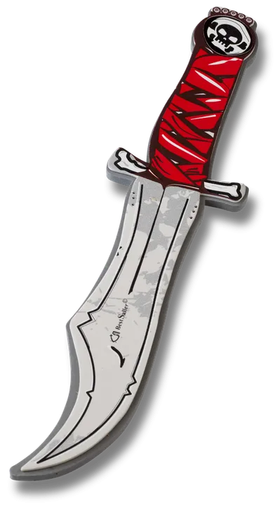 Piraten-Messer "Bones" mit Totenkopf, BestSaller EVA Premium - Bild 1