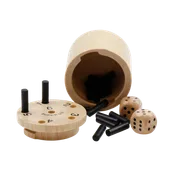 SUPER SIX "Travel" aus HOLZ, 5cm+ Ø 5cm, Premium, Reisespiel - Bild 7