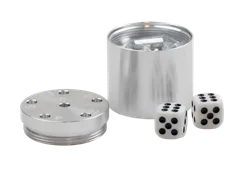 SUPER SIX "Travel" Alu, Silber, Premium, 5+Ø5cm, Reisespiel - Bild 5