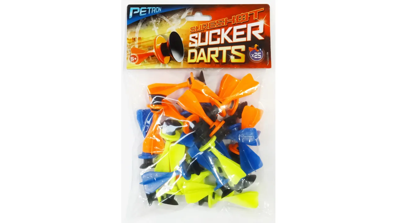 SURESHOT Darts-Pack = 25 Darts f. KINDER-Armbrüste+Blasrohr - Bild 1