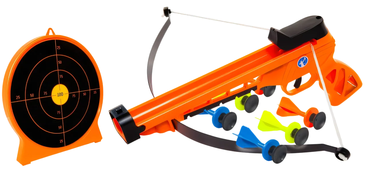 SURESHOT Combo Pack: KINDER-Hand-Armbrust & Zielscheibe - Bild 1