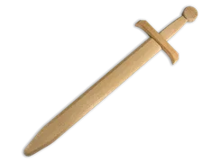 Schwert Edler Ritter, Buche massiv, ungeölt/natur, Premium - Bild 3