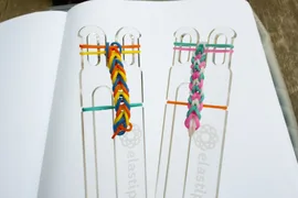 Starter-Kit:1 Loom-Schablone+ 300 Bd.multicolor+ 12 S-Clips - Bild 6