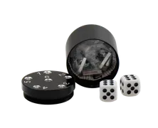 SUPER SIX "Travel" Alu, Schwarz Premium, 5+Ø5cm, Reisespiel - Bild 4