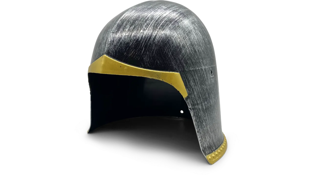 Kinder-Beckenhaube, Kunststoff, Titan/Gold - Bild 1