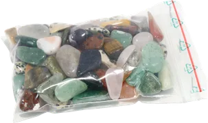 Echte Halbedelsteine A-Qualität, ca 150 g im Beutel, 15-35mm - Bild 5