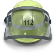 Feuerwehr-Helm (original dt.) mit Klappvisier - Bild 4
