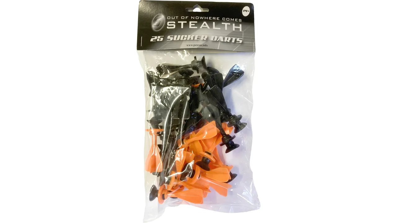 Darts-Pack= 25 Darts-Pfeile sz/oe f. SPORT-Armbrust STEALTH