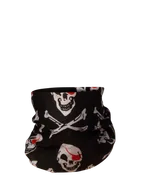 Piraten-Hals- & Kopftuch mit Totenköpfen, schwarz/weiß/rot - Bild 4