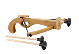 Kinder-Handarmbrust, Erlenholz, geölt, +3 Armbrustbolzen mit Saugnapf 1247 - Bild 1