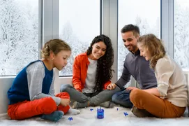 SUPER SIX "Travel" aus ABS - Blau, 5cm + Ø 5cm, Reisespiel - Bild 8