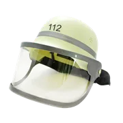 Feuerwehr-Helm (original dt.) mit Klappvisier - Bild 1