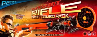 SURESHOT Combo Pack: KINDER-Gewehr & Zielscheibe, +8Jhr - Bild 2