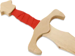 Langschwert 'Sigismund', Birke, 68cm,rote Wickelung - Bild 2